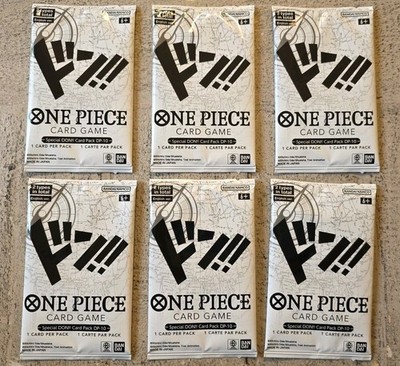 6x One Piece TCG Special DON! Card OP-15 DP-10 Sealed English | eBay