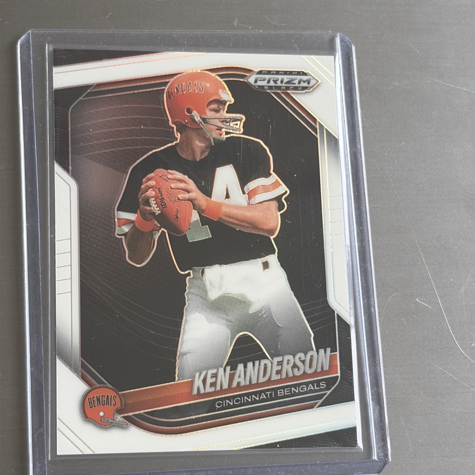 2025 Panini Prizm Black - Ken Anderson #28 White Prizm /175