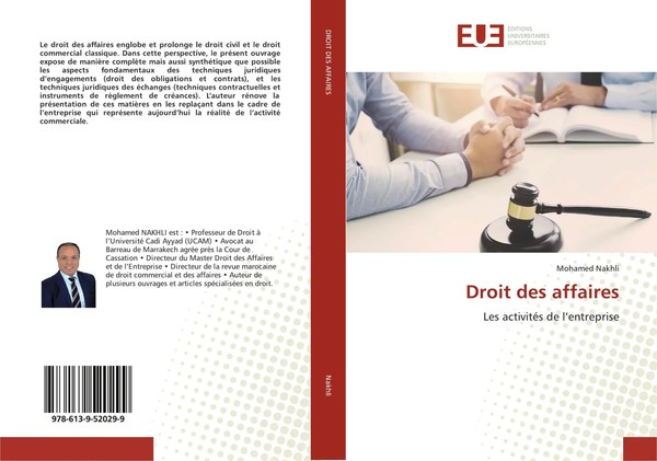 Mohamed Nakhli | Droit Des Affaires | Taschenbuch | FranzöSisch (2019) | 292 S.-image