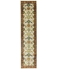 Hand-Knotted Geometric Tribal Oriental Runner Rug Kitchen Decor Carpet 3X10 ft