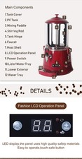 Hot Chocolate Dispenser Stirring Commercial Heating Chocolate Machine 10L ✅