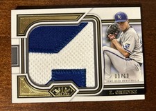 Zack Greinke 2023 Topps Tier One Prodigious Patches Jersey Patch /10 Royals