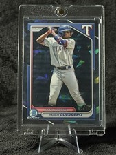2024 Bowman Draft Pablo Guerrero Black Refractor /10 #BDC-178 - Texas Rangers