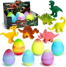 Dinosaur Hatching Surprise Eggs for Kids - 6 Pack - Grows 600% - Dino Egg Toys f