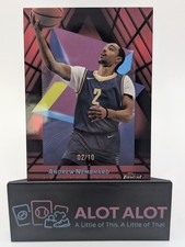 Andrew Nembhard 2025 Topps Finest Red Refractor # 2/10 SSP Pacers #37 Pacers