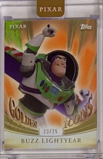 2025 Topps Pixar Gold SP Encased Orange BUZZ LIGHTYEAR /25 #GI-2 Toy Story 