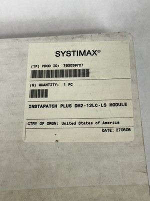 COMMSCOPE INSTAPATCH PLUS DM2-12LC-LS MODULE