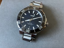 Excellent Oris Aquis 39.5mm watch - all boxes, manual and card 2022 - deep blue