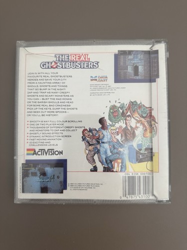 Jeu The Real Chostbusters Commodore CBM 64 C64 128 C128 Disk Activison - Photo 3/9