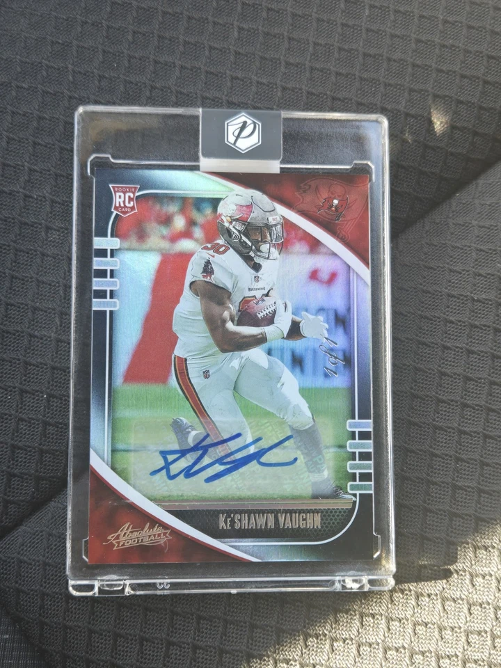 Ke’Shawn Vaughn 2020 Absolute Football Auto One Of One Rookie Card SSP 🔥  - Image 2 of 4