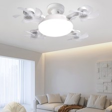 Ceiling Fan Light E26 E27 LED Fan Light With Remote Control For Bedroom