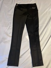 Dolce & Gabbana juniors Pants M Black Gold Zipper Pockets Straight Leg Stretch