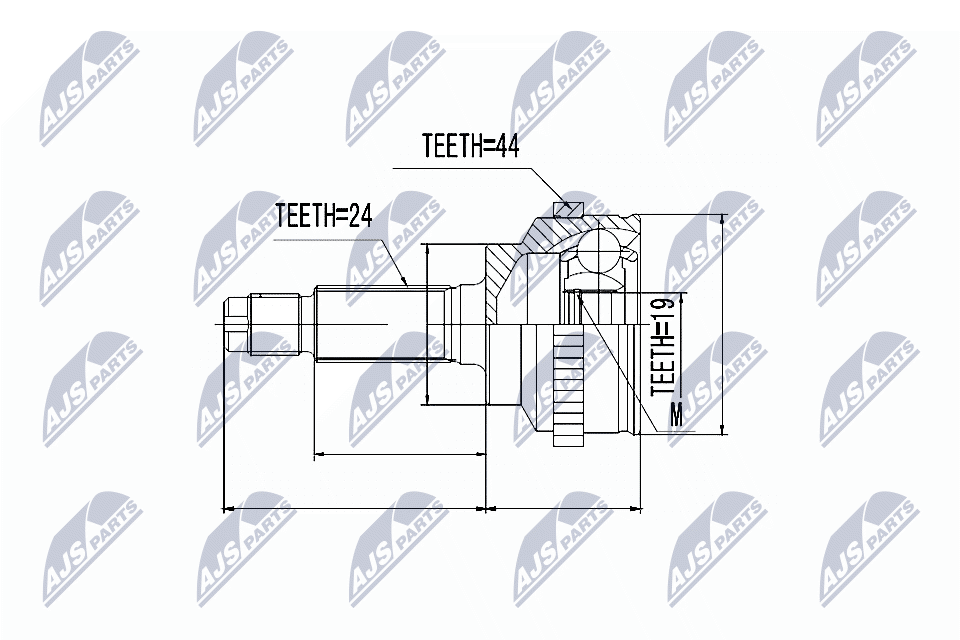 N.T.Y. NPZ-MZ-014.NTY Joint Kit, drive shaft for MAZDA