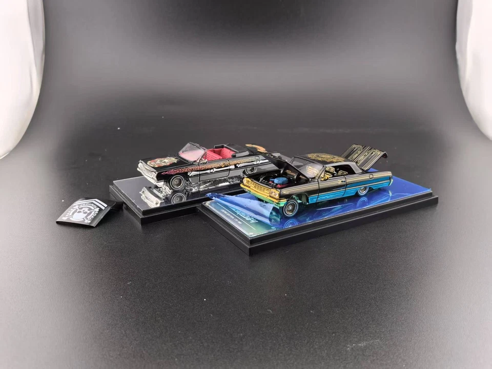 Chevrolet Impara delantero y trasero manejable Fine Works 1/64 Foto 4 de 4