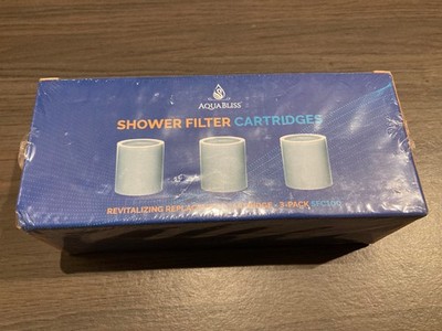 Aqua Bliss Shower Cartridge Filter Multi Stage SFC100 Pack Of 3