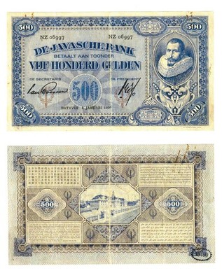 u Reproduction Note Netherlands India 500 guldens 1926 Pick #76 324 | eBay
