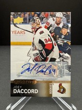 2019-20 Upper Deck Overtime Joey Daccord Rookie Auto