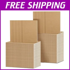 Bulk Pack of 100 A5/A6 Kraft Notebooks - Soft Cover Journals