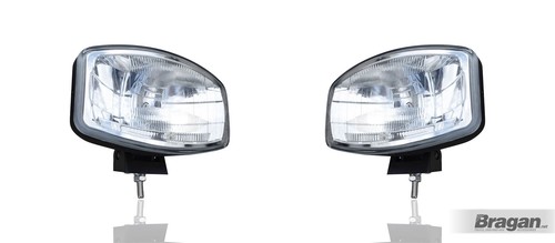 Number Plate Light Bar + Jumbo Spot Lamps For Peugeot Boxer 2014+ Aluminium - Picture 3 of 7