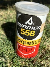 Vintage NOS 70  s - 80  s Seamco 558 USRA Sealed Racquetballs 2 Inside