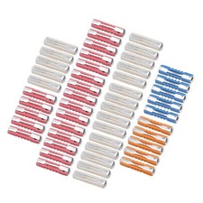 50pcs 5A 8A 16A 25A Car Fuse Kit TorpedoShaped European Fuse Set