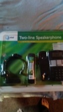 AT T Two-Line Speakerphone Caller ID Call Waiting Data Port Line 2