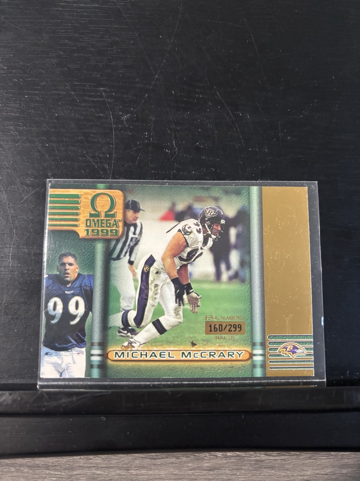 1999 Pacific Omega - Michael McCrary #22 Gold /299