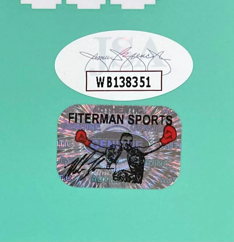 Mike Tyson Signed 8x10 Boxing Punch Out Photo JSA ITP - Image 2 of 3