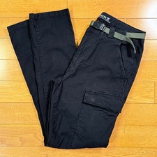 ROARK Men's Black Ripstop Layover Cargo Pants Size 31 Adventure Gorpcore