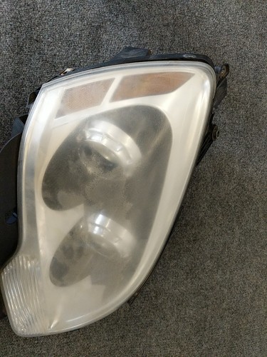 2007 GMC ACADIA PASSENGER SIDE HEADLIGHT LENS FADED C-PICS RH - Picture 2 of 9