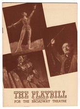 Vera Zorina "THE TEMPEST" Canada Lee / Arnold Moss 1945 Broadway Playbill