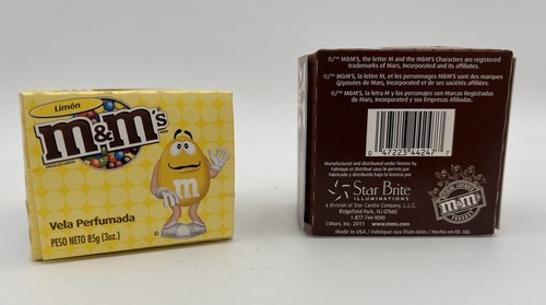 M&M Scented Candles - Chocolate Candy Fragrance - Collectible Set - Picture 4 of 4