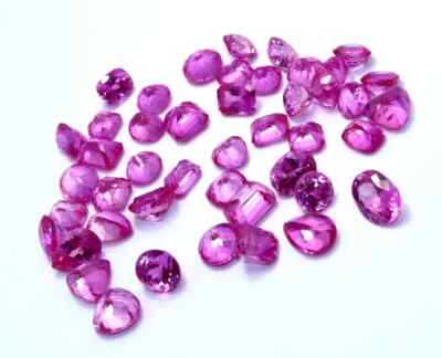 150 Ct Pink Sapphire Natural 13-14 Pcs Mix Cut Certified Rare Loose Gemstone Lot