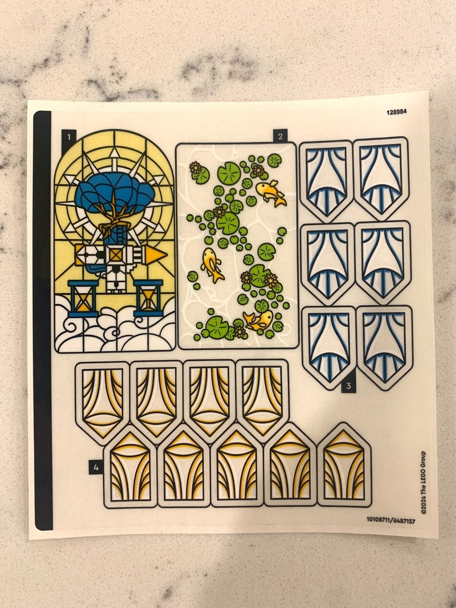 LEGO STICKER SHEET for 71486, Sheet 1, Castle Nocturnia, New