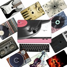 Custodia rigida opaca per Macbook Air Pro 13"14"15"16" musica retrò lettore CD