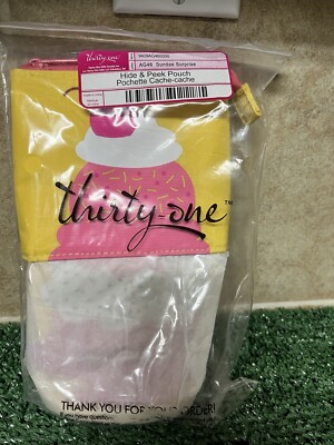 Thirty One Thirtyone 31 Hide N Seek Pouch BRAND NEW - Sundae Surprise