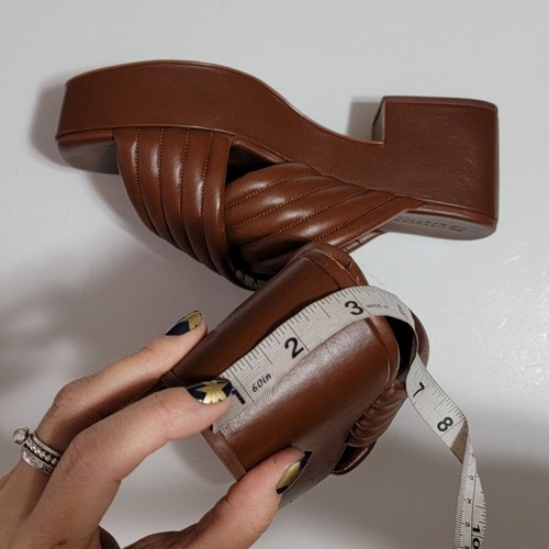 Mercedes Castillo CrissCross Sandals Women 9.5 Luxury Designer Summer Retro New - Picture 8 of 11