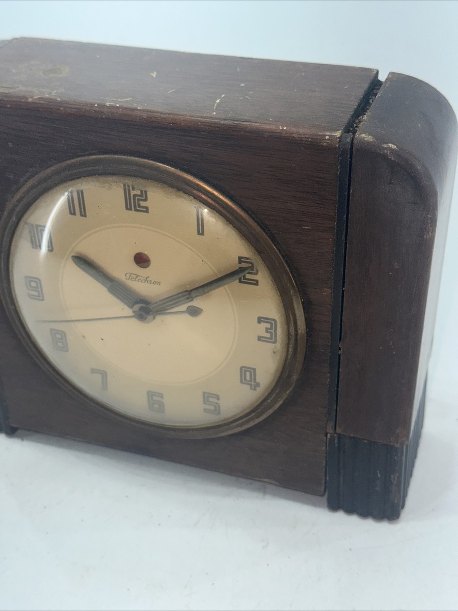 VIntage General Electric TELECHRON Clock Model 4H157 WARREN