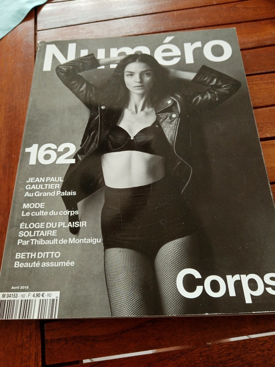 Magazine mode fashion NUMERO #161-avril 2015-jean Paul gaultier/Beth ditto