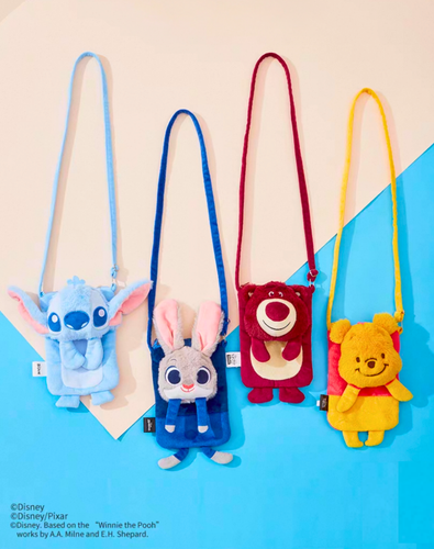 Disney Stitch 3D Crossbody Bag Lilo & Stitch Character Satchel Zip Cellphone Bag - Picture 2 of 20
