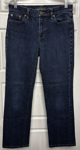 Lauren Ralph Lauren Classic Designer Straight Leg Denim Jeans- Women's 6 Petite