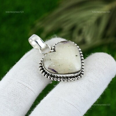 Natural Rainbow Moonstone Gemstone Jewelry 925 Sterling Silver