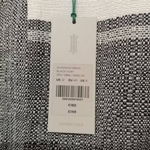 Hobbs Grey Shift Dress Size 12 - BNWT - Picture 7 of 17