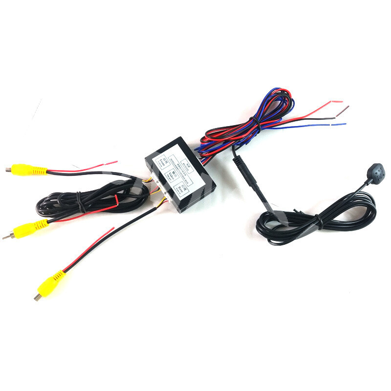 Universal 2-Channel Parking Camera Video Switch Box - Front & Rear View Control For Car 9 thumbnail image