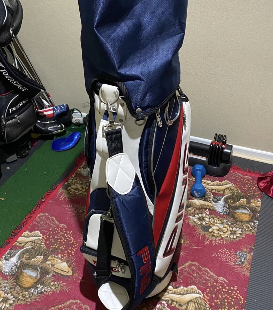 7 Division Bridgestone TourStage Golf Cart Carry Golf Clubs Bag 7 Division Bridgestone TourStage Golf Cart Carry Golf Clubs Bag