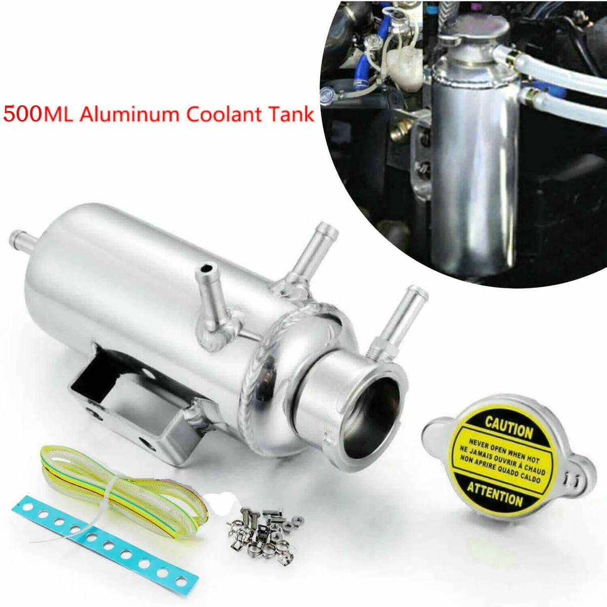 Coolant Reservoir TRS Aluminium Honda Ruckus Ruckhouse, 56 OFF