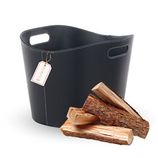 SULENO Holzkorb WEXFORD 23L Kaminzubehör Kaminholzkorb Brennholzkorb Feuerholz