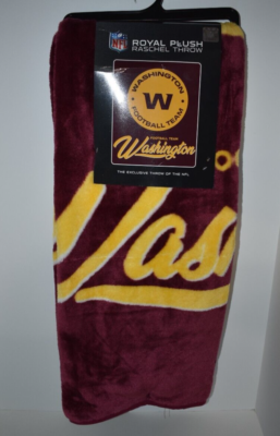 NFL Washington Football Team Royal Plush 50