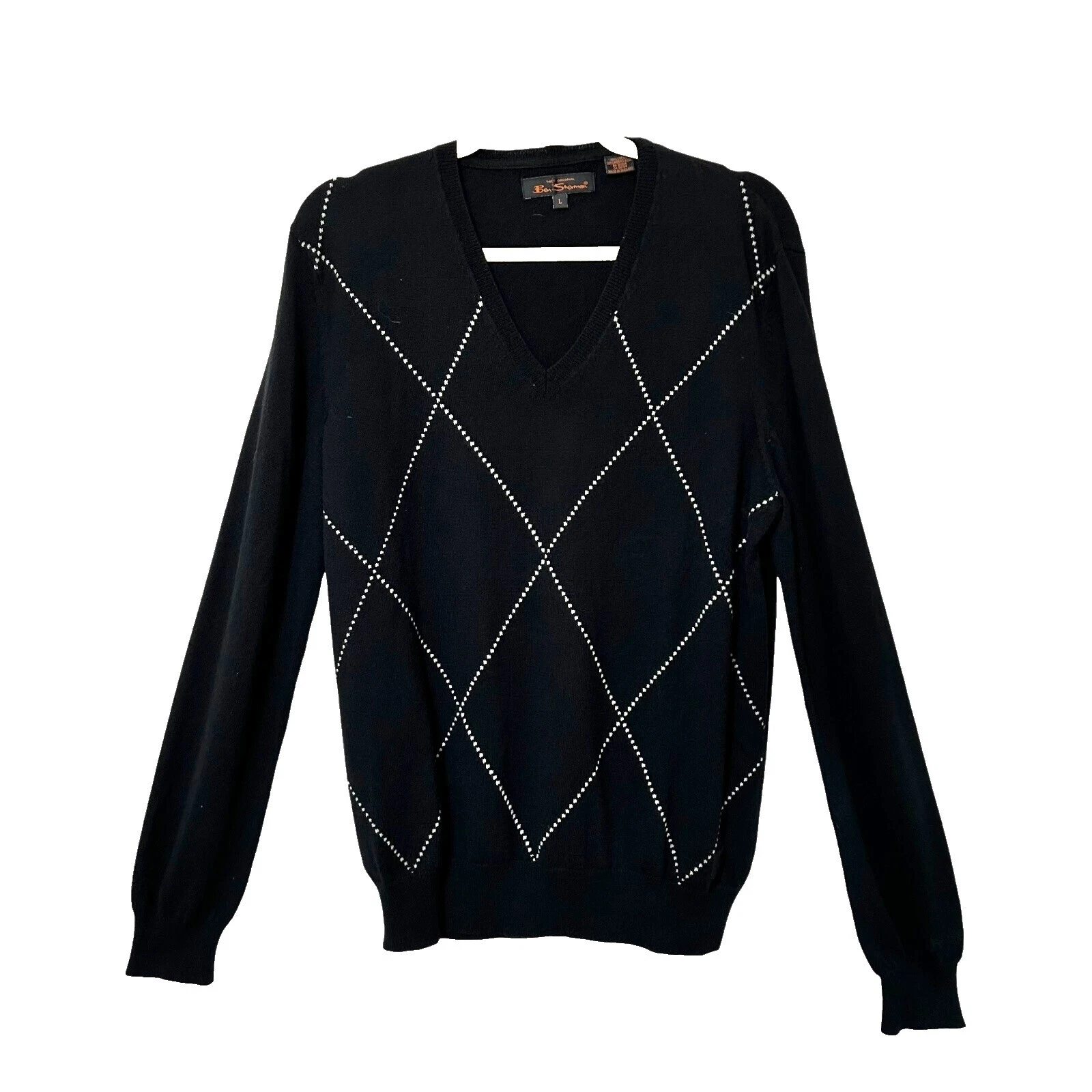 Ben Sherman 黑色毛衣男