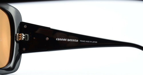Chrome Hearts Sunglasses BK 58-17 136 Chinnutz R.l. Zeiss Black Japan c2009 - Picture 3 of 10
